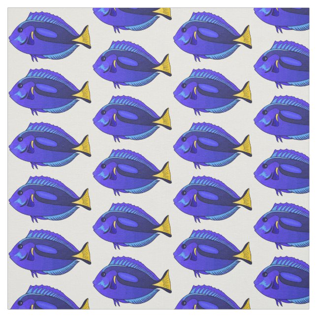 Abbildung des Blauen Tang-Cartoon Stoff (Muster)