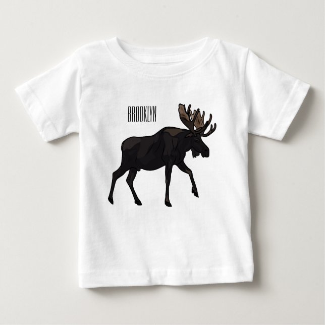 Abbildung des Cartoon Baby T-shirt (Vorderseite)