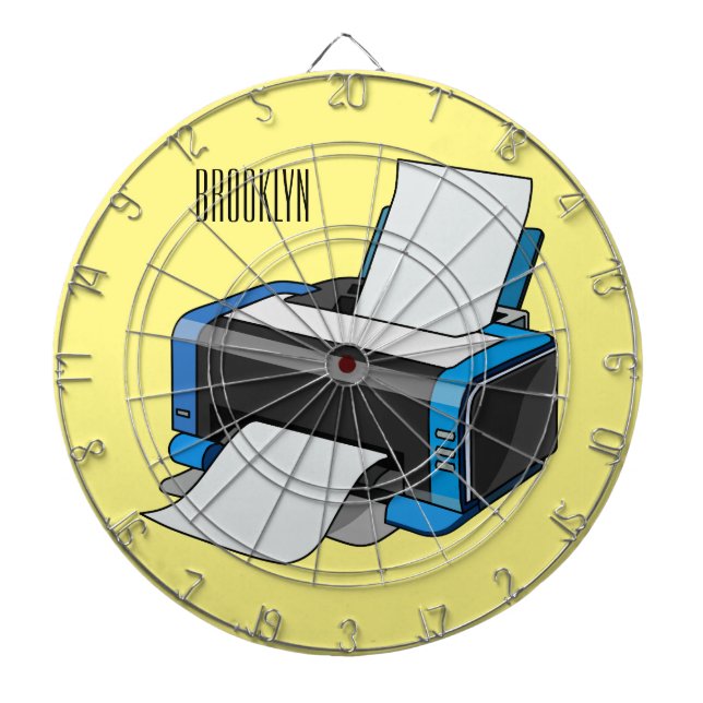 Abbildung des Cartoon Dartscheibe (vorne)
