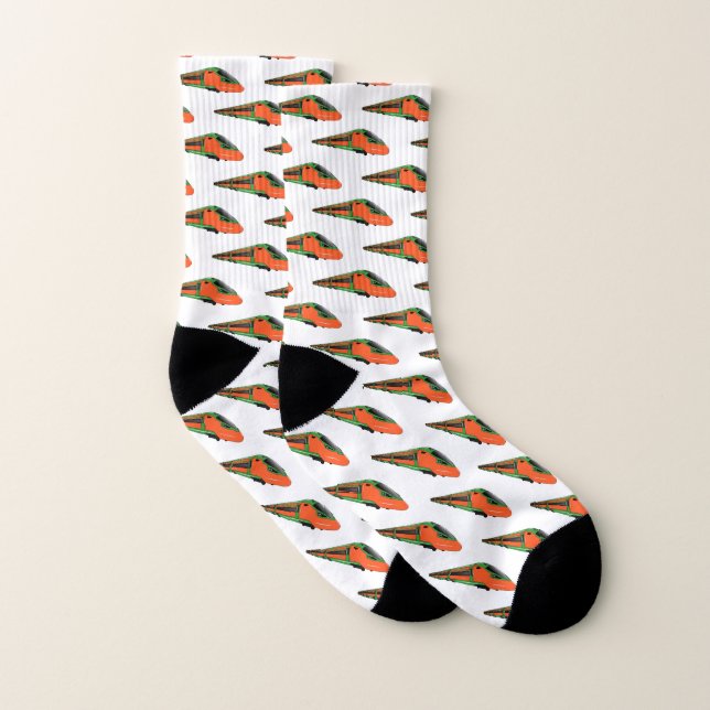 Abbildung des Cartoon des Bullet Socken (Paar)