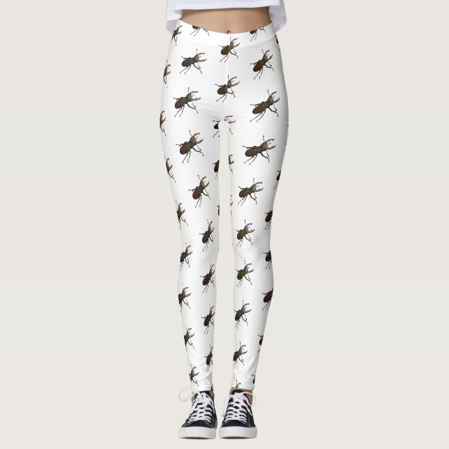 Abbildung des Cartoon des Käfers Leggings (Vorderseite)