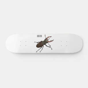 Abbildung des Cartoon des Käfers Skateboard