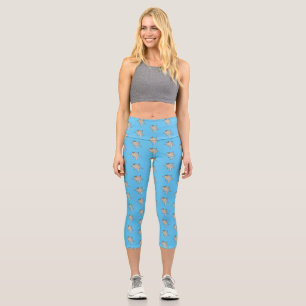 Abbildung des Cartoon des Zuckers Capri Leggings