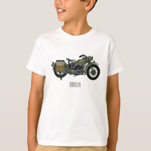 Abbildung des Cartoon eines Militärkreuzers T-Shirt