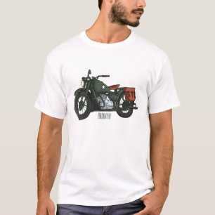 Abbildung des Cartoon eines Militärkreuzers T-Shirt