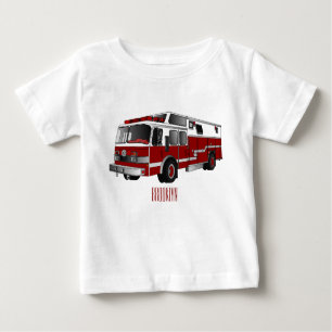 Abbildung des Cartoon eines Motors Baby T-shirt