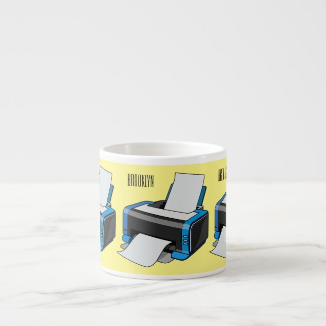 Abbildung des Cartoon Espressotasse (Vorderseite)