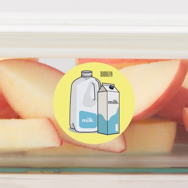 Abbildung des Cartoon Etiketten (Befestigt)