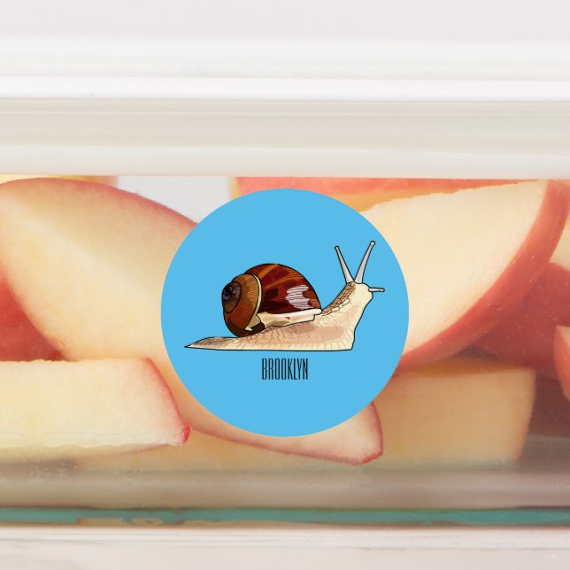 Abbildung des Cartoon Etiketten (Befestigt)