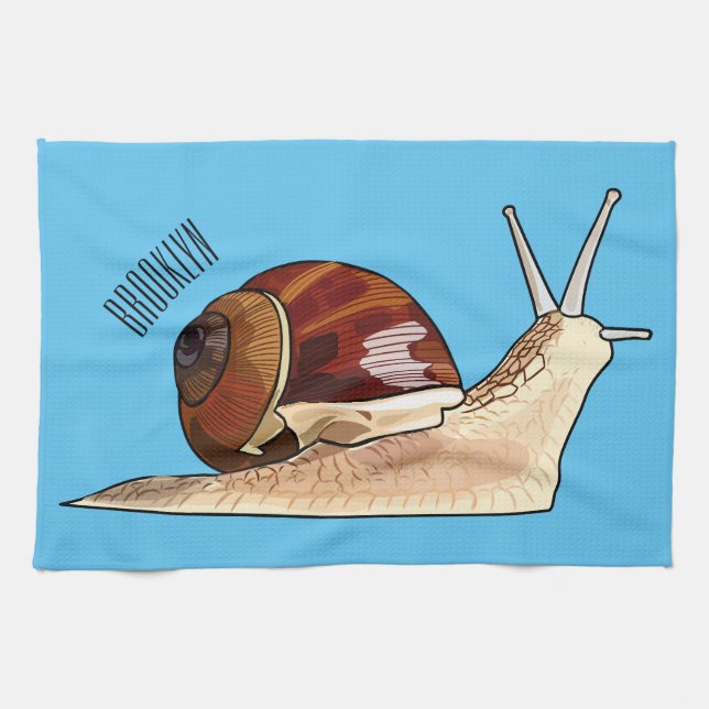 Abbildung des Cartoon Geschirrtuch (Horizontal)