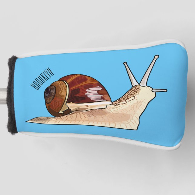 Abbildung des Cartoon Golf Headcover (Vorderseite)