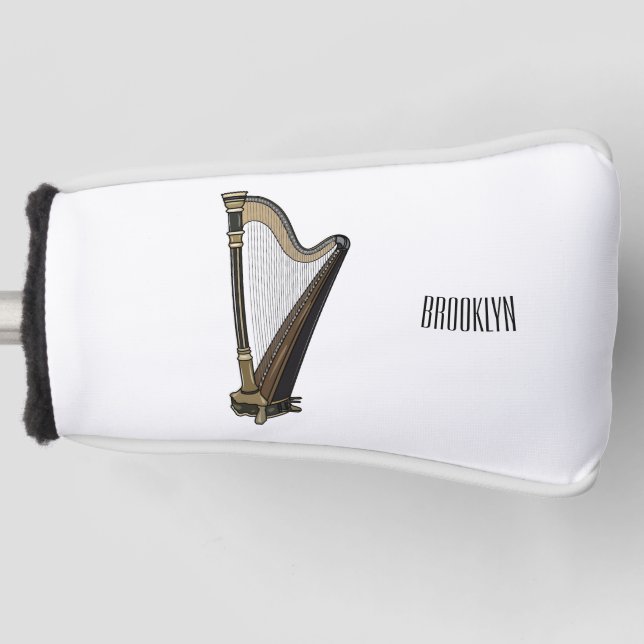 Abbildung des Cartoon Golf Headcover (Vorderseite)