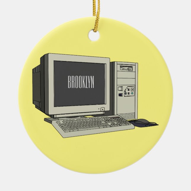 Abbildung des Cartoon Keramik Ornament (Vorne)