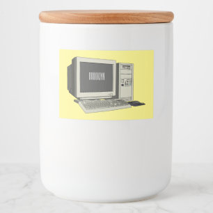 Abbildung des Cartoon Lebensmitteletikett