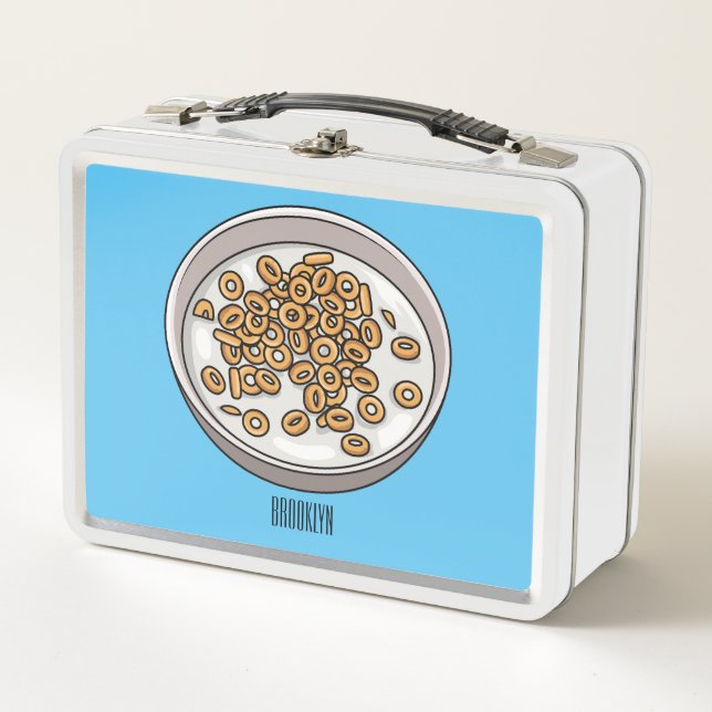 Abbildung des Cartoon Metall Brotdose (Vorderseite)