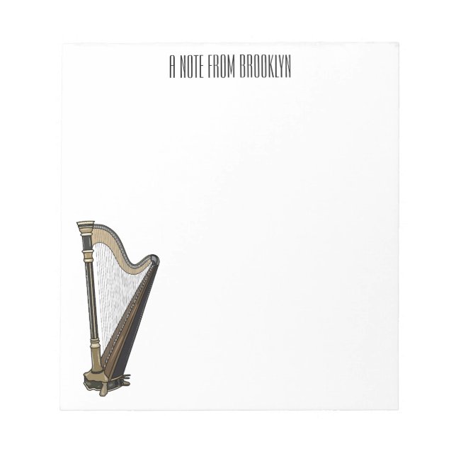 Abbildung des Cartoon Notizblock (Vorderseite)