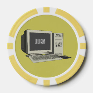 Abbildung des Cartoon Pokerchips