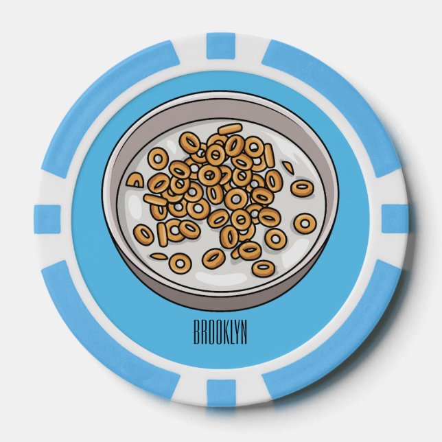 Abbildung des Cartoon Pokerchips (Vorderseite)