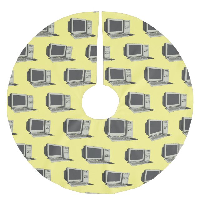 Abbildung des Cartoon Polyester Weihnachtsbaumdecke (Vorderseite)