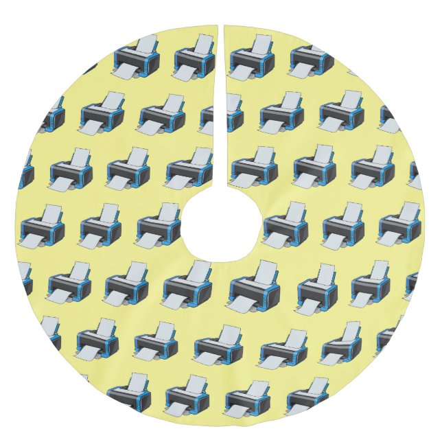 Abbildung des Cartoon Polyester Weihnachtsbaumdecke (Vorderseite)