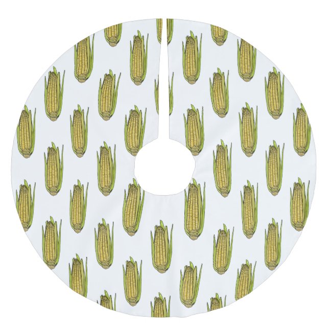 Abbildung des Cartoon Polyester Weihnachtsbaumdecke (Vorderseite)