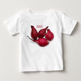 Abbildung des Cartoon Shallot Baby T-shirt