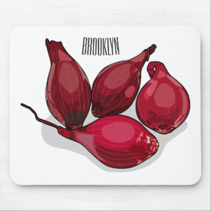 Abbildung des Cartoon Shallot Mousepad