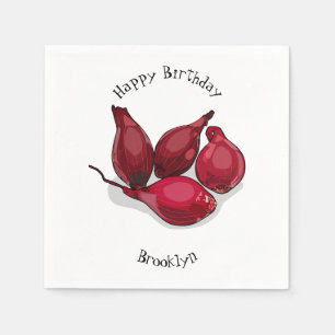 Abbildung des Cartoon Shallot Serviette