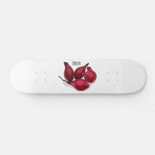 Abbildung des Cartoon Shallot Skateboard