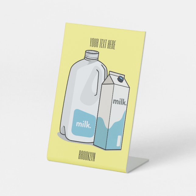 Abbildung des Cartoon Sockelschild (Vorderseite)