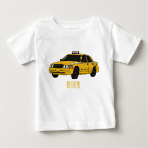 Abbildung des Cartoon Taxi Baby T-shirt