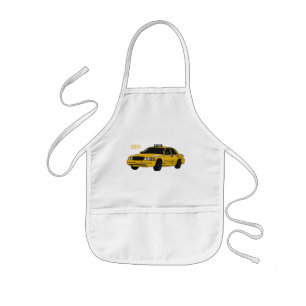 Abbildung des Cartoon Taxi Kinderschürze