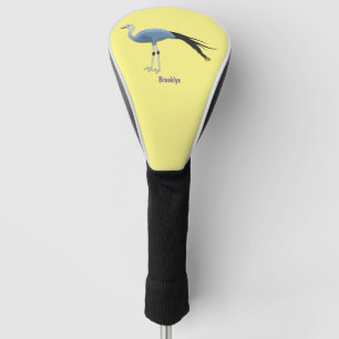 Abbildung des Cartoon von Blaukranken Golf Headcover