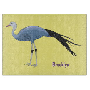 Abbildung des Cartoon von Blaukranken Schneidebrett