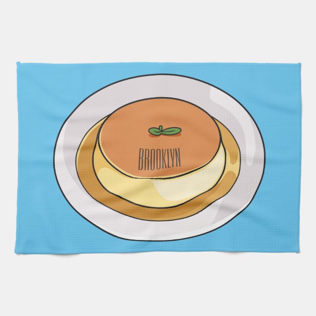 Abbildung des Cartoon von Creme Geschirrtuch (Horizontal)
