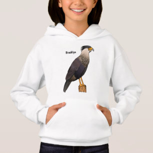 Abbildung des Cartoon von entzückten Caracara-Vöge Hoodie