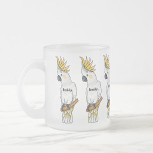 Abbildung des Cartoon von Kakatovogel mit Schwefel Mattglastasse