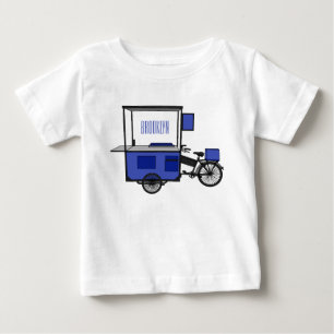 Abbildung des Cartoon von Lebensmittelkartons Baby T-shirt