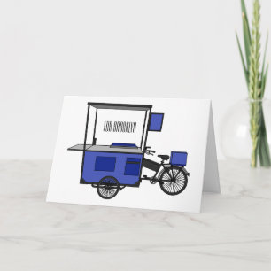 Abbildung des Cartoon von Lebensmittelkartons Karte