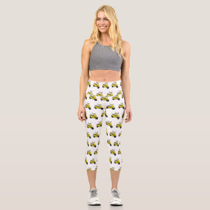 Abbildung des Cartoon von Motorrädern Capri Leggings