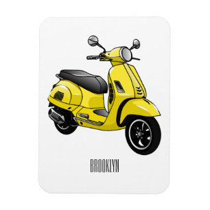Abbildung des Cartoon von Motorrädern Magnet