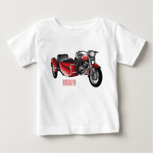 Abbildung des Cartoon von Nebenkraftwagen Baby T-shirt