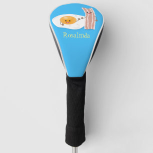 Abbildung des Cartoon von niedlichem Kawaii mit Ei Golf Headcover
