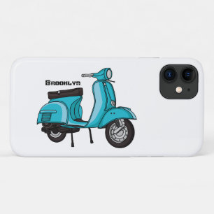 Abbildung des Cartoon von niedlichen Motorrädern Case-Mate iPhone Hülle