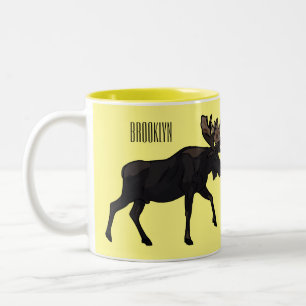 Abbildung des Cartoon Zweifarbige Tasse