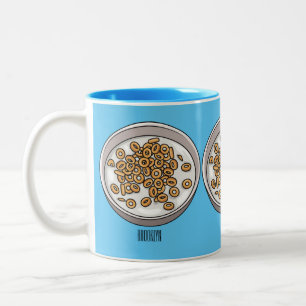 Abbildung des Cartoon Zweifarbige Tasse