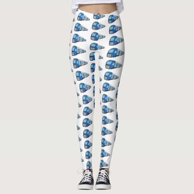 Abbildung des elektrischen Cartoon Leggings (Vorderseite)