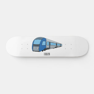 Abbildung des elektrischen Cartoon Skateboard