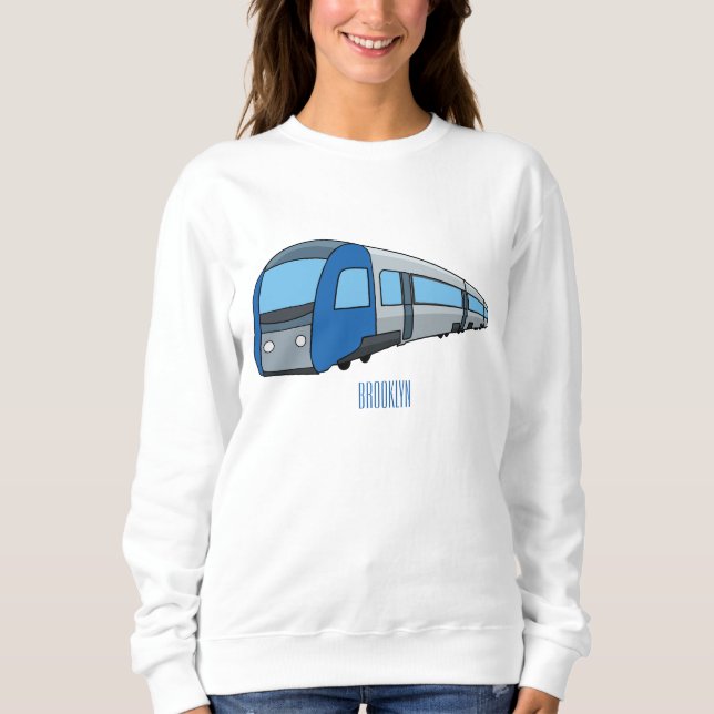 Abbildung des elektrischen Cartoon Sweatshirt (Vorderseite)