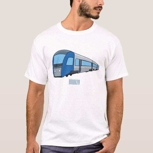 Abbildung des elektrischen Cartoon T-Shirt (Vorderseite)